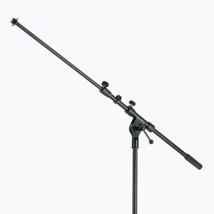 On Stage Boom Mic Stand with Telescoping Euro Boom (Black)