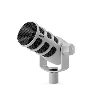 RODE PodMic USB Broadcast Microphone (White)