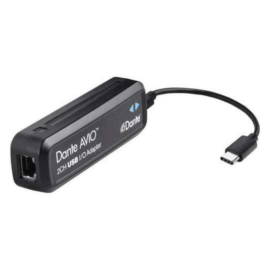 Audinate Dante AVIO USB-C IO Adapter 2x2