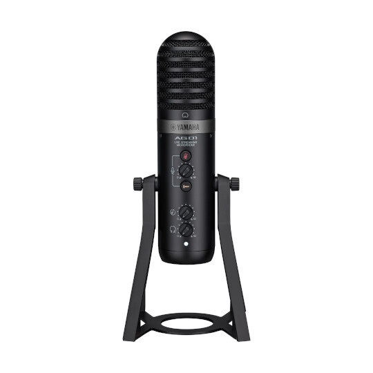 Yamaha AG01 USB Streaming Microphone (Black)