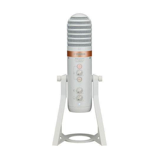 Yamaha AG01 USB Streaming Microphone (White)