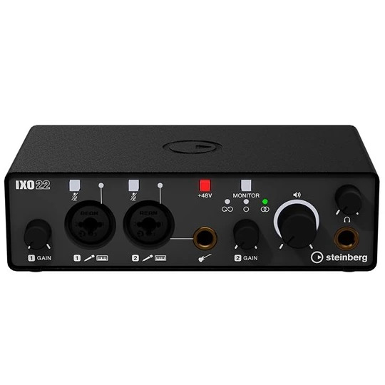 Steinberg IXO22 2x2 Audio Interface (Black)