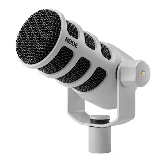 Rode PodMic Dynamic Podcasting Microphone (White)
