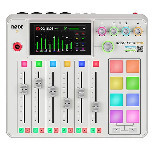 RODECaster Pro II Podcaster Studio Console (White)