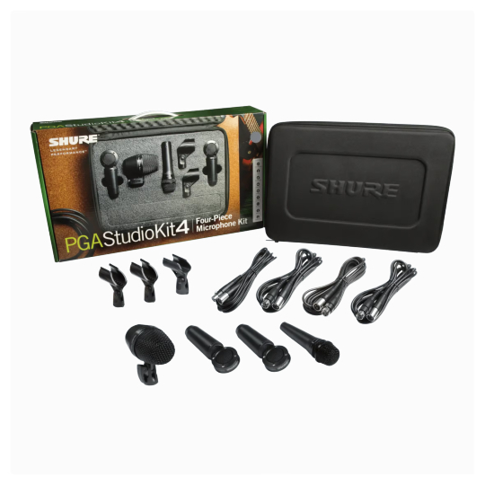 Shure PGASTUDIOKIT4 Drum Microphone Kit