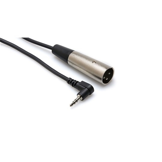 Hosa XVM-100M Right-angle 3.5 mm TRS to XLR3M Microphone Cable (Various Lenghts)